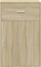 vidaXL - Opbergkast - 56,5x39x90 - cm - bewerkt - hout - sonoma - eikenkleurig