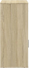 vidaXL - Opbergkast - 56,5x39x90 - cm - bewerkt - hout - sonoma - eikenkleurig
