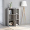 vidaXL - Opbergkast - 60x29,5x90 - cm - bewerkt - hout - betongrijs