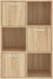 vidaXL - Opbergkast - 60x29,5x90 - cm - bewerkt - hout - sonoma - eikenkleurig