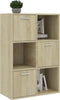 vidaXL - Opbergkast - 60x29,5x90 - cm - bewerkt - hout - sonoma - eikenkleurig