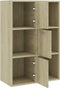 vidaXL - Opbergkast - 60x29,5x90 - cm - bewerkt - hout - sonoma - eikenkleurig