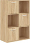 vidaXL - Opbergkast - 60x29,5x90 - cm - bewerkt - hout - sonoma - eikenkleurig
