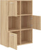 vidaXL - Opbergkast - 60x29,5x90 - cm - bewerkt - hout - sonoma - eikenkleurig