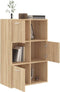 vidaXL - Opbergkast - 60x29,5x90 - cm - bewerkt - hout - sonoma - eikenkleurig