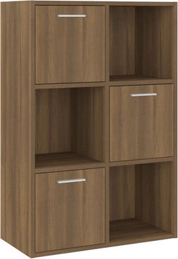 vidaXL - Opbergkast - 60x29,5x90 - cm - bruin - eikenkleur