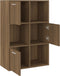 vidaXL - Opbergkast - 60x29,5x90 - cm - bruin - eikenkleur