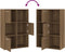 vidaXL - Opbergkast - 60x29,5x90 - cm - bruin - eikenkleur