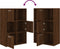 vidaXL - Opbergkast - 60x29,5x90 - cm - bruin - eikenkleur