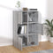 vidaXL - Opbergkast - 60x29,5x90 - cm - grijs - sonoma - eikenkleurig