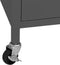vidaXL - Opbergkast - 60x35x56 - cm - staal - antracietkleurig
