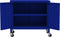 vidaXL - Opbergkast - 60x35x56 - cm - staal - marineblauw