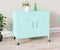 vidaXL - Opbergkast - 60x35x56 - cm - staal - mint
