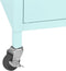 vidaXL - Opbergkast - 60x35x56 - cm - staal - mint