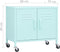 vidaXL - Opbergkast - 60x35x56 - cm - staal - mint