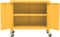 vidaXL - Opbergkast - 60x35x56 - cm - staal - mosterdgeel