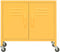 vidaXL - Opbergkast - 60x35x56 - cm - staal - mosterdgeel