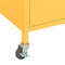 vidaXL - Opbergkast - 60x35x56 - cm - staal - mosterdgeel