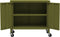 vidaXL - Opbergkast - 60x35x56 - cm - staal - olijfgroen