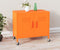 vidaXL - Opbergkast - 60x35x56 - cm - staal - oranje