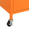 vidaXL - Opbergkast - 60x35x56 - cm - staal - oranje