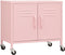 vidaXL - Opbergkast - 60x35x56 - cm - staal - roze