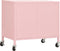 vidaXL - Opbergkast - 60x35x56 - cm - staal - roze