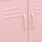 vidaXL - Opbergkast - 60x35x56 - cm - staal - roze