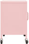 vidaXL - Opbergkast - 60x35x56 - cm - staal - roze