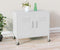vidaXL - Opbergkast - 60x35x56 - cm - staal - wit