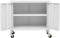 vidaXL - Opbergkast - 60x35x56 - cm - staal - wit