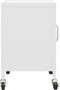vidaXL - Opbergkast - 60x35x56 - cm - staal - wit