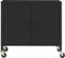 vidaXL - Opbergkast - 60x35x56 - cm - staal - zwart