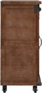 vidaXL - Opbergkast - 64x33,5x75 - cm - massief - vurenhout - bruin