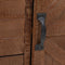 vidaXL - Opbergkast - 64x33,5x75 - cm - massief - vurenhout - bruin