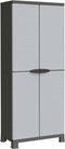 vidaXL - Opbergkast - 68x39x171,5 - cm - kunststof