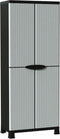 vidaXL - Opbergkast - 68x39x171,5 - cm - rattan - ontwerp