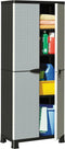 vidaXL - Opbergkast - 68x39x171,5 - cm - rattan - ontwerp