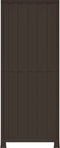 vidaXL - Opbergkast - 68x39x171,5 - cm - rattan - ontwerp