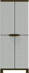 vidaXL - Opbergkast - 68x39x171,5 - cm - rattan - ontwerp