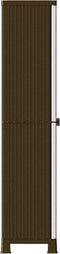 vidaXL - Opbergkast - 68x39x171,5 - cm - rattan - ontwerp