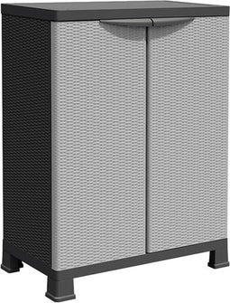 vidaXL - Opbergkast - 68x39x92 - cm - rattan - ontwerp