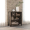 vidaXL - Opbergkast - 72x36x82 - cm - metaal - en - MDF - grijs