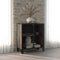 vidaXL - Opbergkast - 72x36x82 - cm - metaal - en - MDF - grijs
