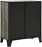 vidaXL - Opbergkast - 72x36x82 - cm - metaal - en - MDF - grijs