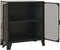 vidaXL - Opbergkast - 72x36x82 - cm - metaal - en - MDF - grijs