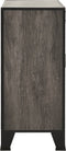 vidaXL - Opbergkast - 72x36x82 - cm - metaal - en - MDF - grijs