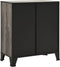 vidaXL - Opbergkast - 72x36x82 - cm - metaal - en - MDF - grijs