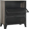 vidaXL - Opbergkast - 72x36x82 - cm - metaal - en - MDF - grijs
