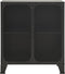 vidaXL - Opbergkast - 72x36x82 - cm - metaal - en - MDF - grijs